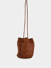 Dragon Diffusion Tan Pompom Double Jump Hand-Crocheted Bag