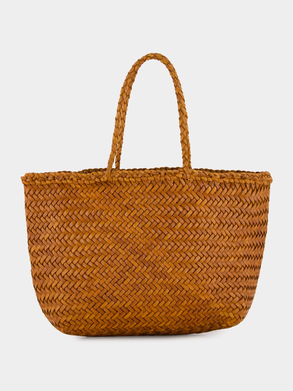 Camel Mini Grace Basket Shoulder Bag