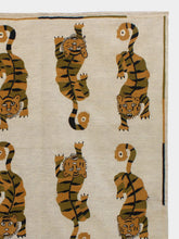 Ornate Tiger Suzani Kilim Hand-Embroidered Wool Rug