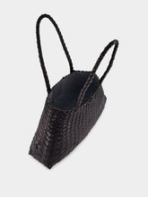 Dragon Diffusion Santa Croce Big Black Woven Tote