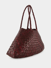 Dragon Diffusion Bordo Santa Croce Big Woven Leather Tote