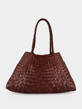 Dragon Diffusion Santa Croce Big Brown Woven Tote