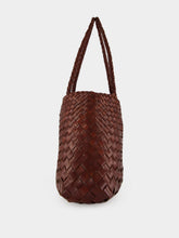 Dragon Diffusion Santa Croce Big Brown Woven Tote