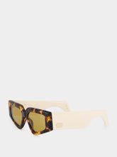 Valentino Garavani Tortoiseshell Ultra Vintage Sunglasses in Recycled Acetate