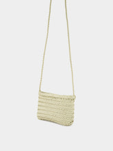 Dragon Diffusion Pearl Minsu Woven Leather Crossbody Bag