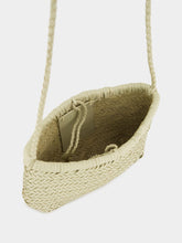 Dragon Diffusion Pearl Minsu Woven Leather Crossbody Bag