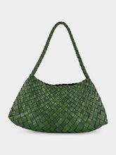 Dragon Diffusion Rosanna Leaf Green Woven Bag