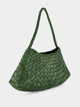 Dragon Diffusion Rosanna Leaf Green Woven Bag