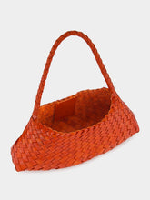Dragon Diffusion Rosanna Naranja Woven Leather Bag