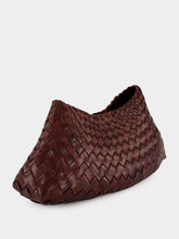 Dragon Diffusion Comporta Bruciato Woven Leather Clutch