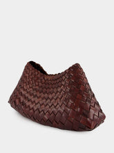 Dragon Diffusion Comporta Bruciato Woven Leather Clutch