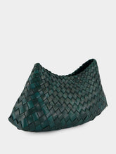 Dragon Diffusion Comporta Forest Woven Leather Clutch