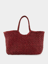 Dragon Diffusion Nantucket Cactus Bordeaux Woven Tote