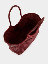 Dragon Diffusion Nantucket Cactus Bordeaux Woven Tote