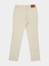 Boglioli Light Beige Straight-Leg Corduroy Jeans