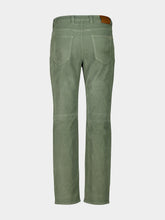 Boglioli Green Straight-Leg Corduroy Jeans