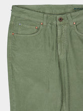 Boglioli Green Straight-Leg Corduroy Jeans