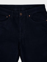 Boglioli Dark Blue Regular Fit Corduroy Trousers