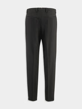 Boglioli Dark Grey Virgin Wool 2-Pleat Trousers