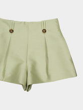Zimmermann Palm Luna Wool Silk Tailored Shorts