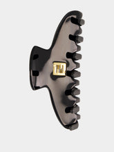 Fendi Black FF Acetate Hair Clip