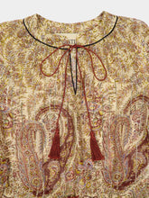 Valentino Garavani Pekin Voyage Imaginaire Silk Blouse