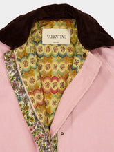 Valentino Garavani Old Rose Denim Caban Jacket