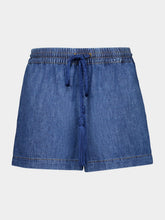 Valentino Garavani Blue Denim Chambray Shorts