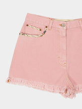 Valentino Garavani Old Rose Casual Fit Denim Shorts