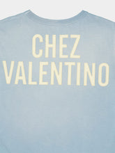 Valentino Garavani Azure Panther Lady Cotton T-Shirt