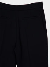 Valentino Garavani Black Virgin Wool Straight Trousers