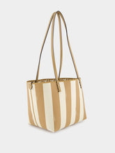 Fendi Reversible Pequin and Beige FF Small Shopper