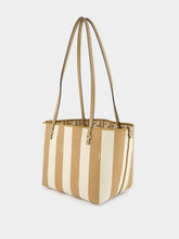 Fendi Reversible Pequin and Beige FF Small Shopper