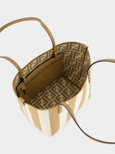 Fendi Reversible Pequin and Beige FF Small Shopper