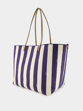 Fendi Reversible Pequin and Midnight Blue FF Large Shopper