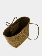 Fendi Cappuccino FF Velvet Shopper Bag