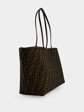 Fendi Tobacco Brown FF Medium Roll Shopper Bag