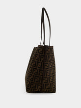 Fendi Tobacco Brown FF Medium Roll Shopper Bag
