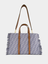 Fendi Blue FF Jacquard Summer Tote