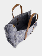 Fendi Blue FF Jacquard Summer Tote