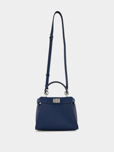Fendi Blue Selleria Peekaboo Bag