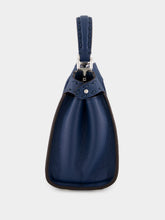 Fendi Blue Selleria Peekaboo Bag