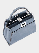 Fendi Mercury Blue Peekaboo Mini Selleria Bag