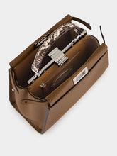 Fendi Hazelnut Brown Peekaboo Mini Leather Bag