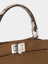 Fendi Hazelnut Brown Peekaboo Mini Leather Bag