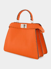 Fendi Orange Selleria Peekaboo ISeeU Small