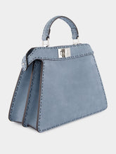 Fendi Mercury Blue Peekaboo ISeeU Small Bag