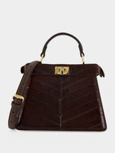 Fendi Brown Peekaboo ISeeU Petite Bag