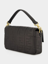 Fendi Black Baguette Nappa FF 1974 Bag