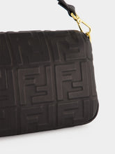Fendi Black Baguette Nappa FF 1974 Bag